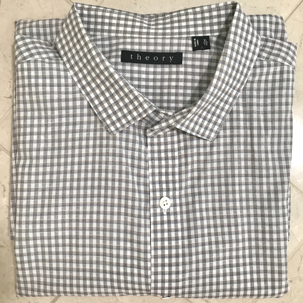 Theory Long Sleeve Button Down - XL